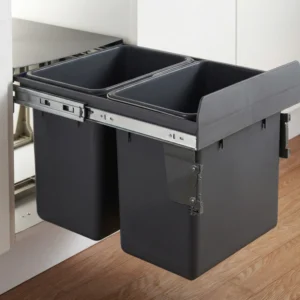 Porta residuos doble 15+15Lts