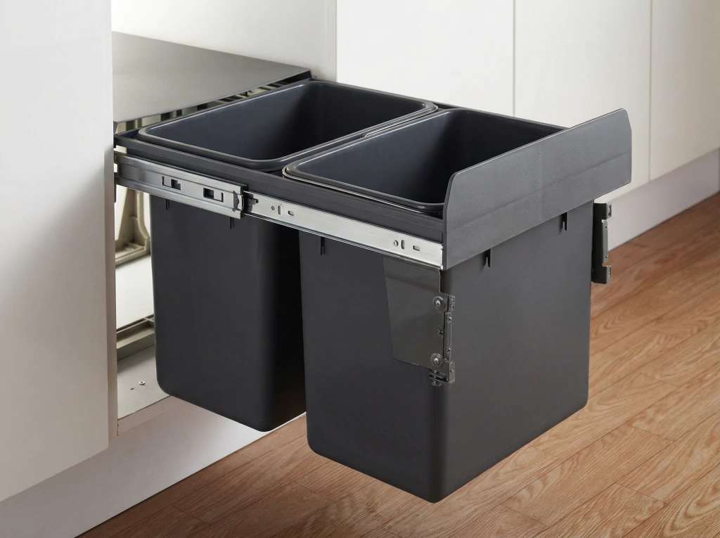 Porta residuos doble 15+15Lts
